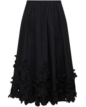 forte_forte Midi Skirts - Black