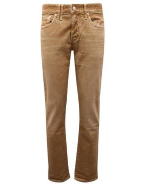 CYCLE Slim-Fit Pants - Natural