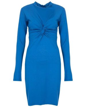 Silvian Heach Elegantes Midi-Kleid - Blau