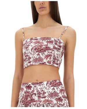 STAUD Tops ,Veelkleurig ,Katoen Federico Tanktop - Roze
