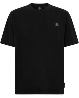 Moose Knuckles Tops ,Zwart ,T-Shirts