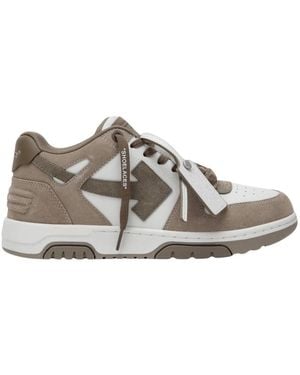 Off-White c/o Virgil Abloh Out Of Office Low-Top Sneakers - Grau