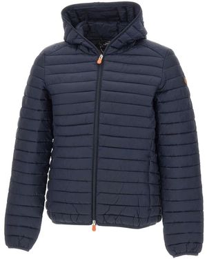 Save The Duck Jassen ,Blauw ,Nylon Donald Down Jacket