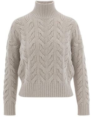 Max Mara Comfort Wool And Cashmere Sweater - Grijs