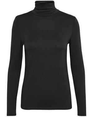 Soaked In Luxury Long Sleeve Tops - Noir