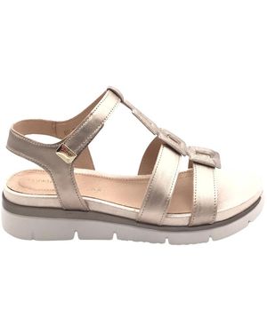 Stonefly Flat Sandals - Métallisé