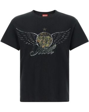 DIESEL T-Shirts - Black
