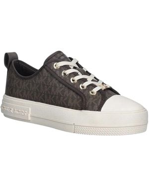 Michael Kors Schoenen ,Bruin ,Evy Lace Up - Zwart