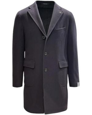 Tagliatore Single-Breasted Coats - Blu
