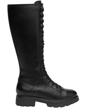 Nero Giardini Lace-Up Boots - Negro