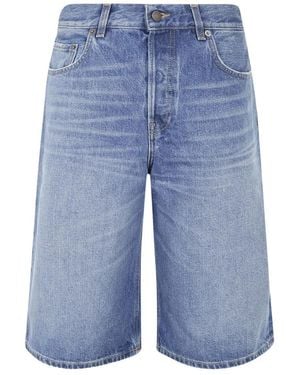 Haikure Denim Shorts - Blue