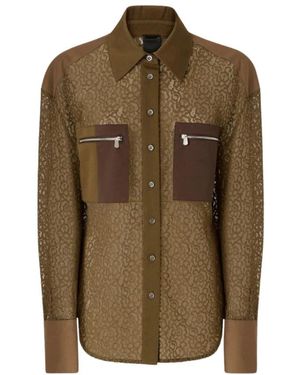 Pinko Overhemden ,Groen ,Magliocco St3
