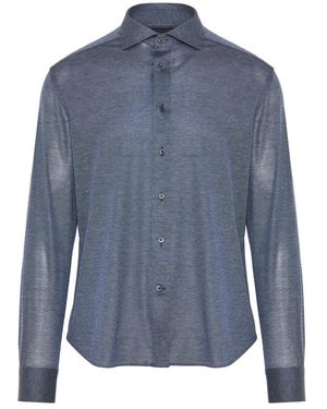 Corneliani Casual Shirts - Blue
