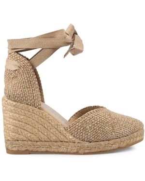 Espadrilles Wedges - Neutre
