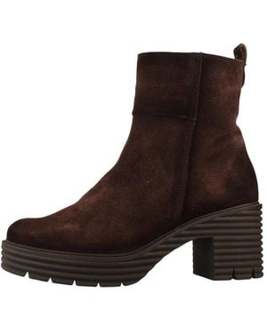 Porronet Heeled Boots - Marrón