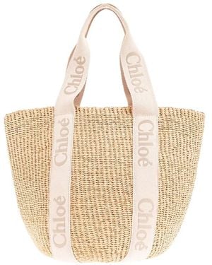 Chloé Tote Bags - Neutro