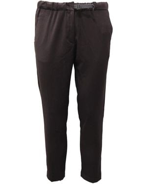White Sand Slim-Fit Pants - Black