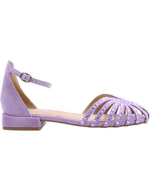 Alma En Pena. Flat Sandals - Viola