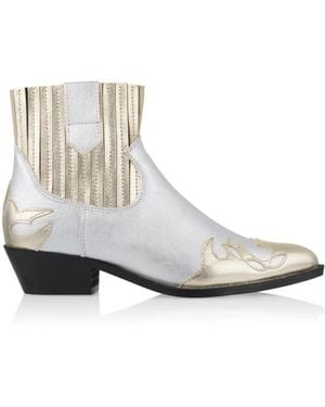 Dwrs Label Cowboy Boots - Blanco