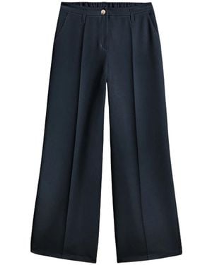 Summum Wide Trousers - Azul