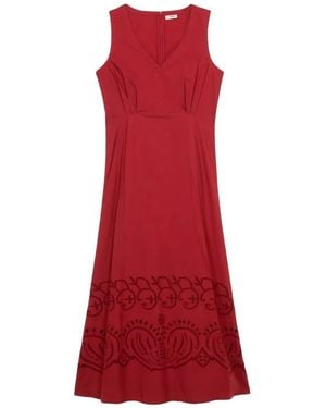 Oltre Midi Dresses - Rosso