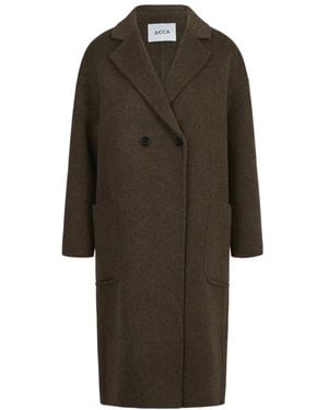 Jucca Double-Breasted Coats - Verde