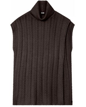 GUSTAV Sleeveless Knitwear - Marrón