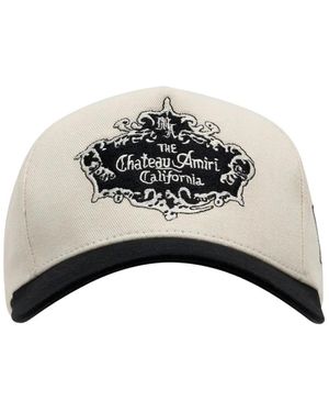 Amiri Accessoires ,Katoen Chateau Crest Cap - Naturel