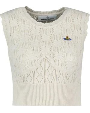 Vivienne Westwood Round-Neck Knitwear - White