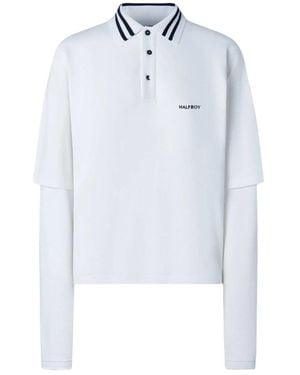 Halfboy Long Sleeve Tops - Blu