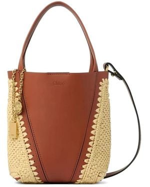 Chloé Tassen ,Bruin ,Bucket Bags