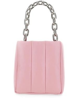 Stand Studio Tassen ,Roze ,Leer Dya Panel Leather Bag