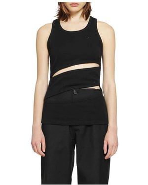 Coperni Sleeveless Tops - Black