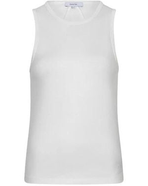 Dante 6 Jovie Fine Rib Crewneck Tanktop - Wit