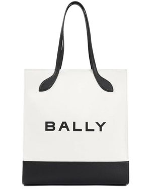 Bally Eco-Friendly Cotton Tote Bag - White