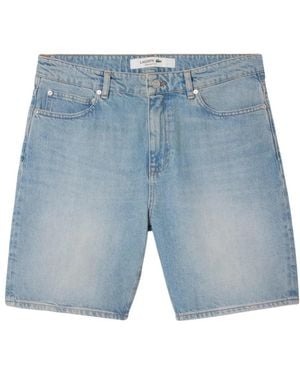 Lacoste Denim Shorts - Blue
