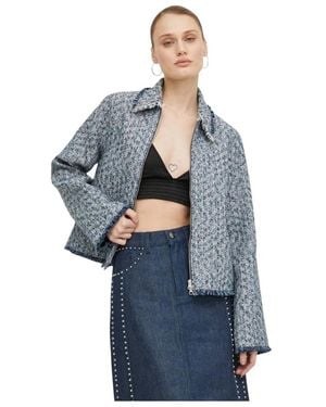 Samsøe & Samsøe Tweed Jackets - Blu