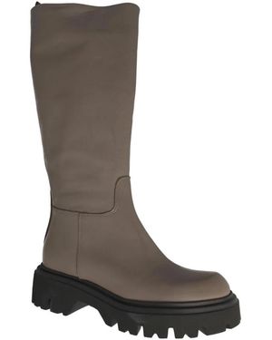 POESIE VENEZIANE Überknee-stiefel miinto-889cb9475af27682e95b - Braun