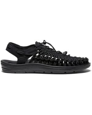 Keen Innovative Two-Cord Schwarze Sandalen