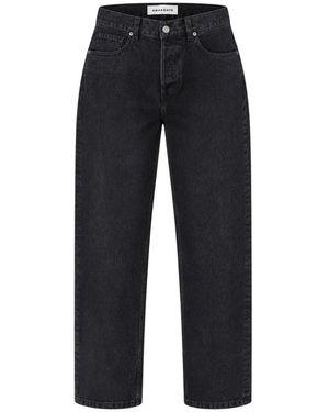 Amaranto Gerades Jeans - Blau