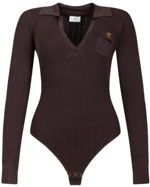 Elisabetta Franchi Body Tricot - Braun