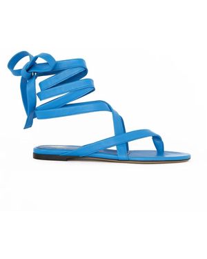 The Attico Flat Sandals - Blauw