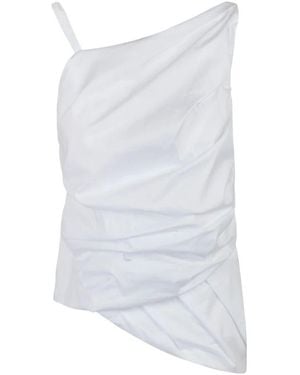 Liviana Conti Sleeveless Tops - Blanc