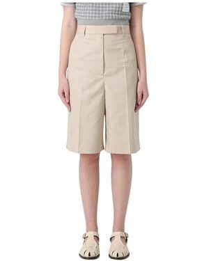 Thom Browne Long Shorts - Natural