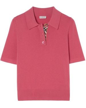 Burberry T-Shirts En Poloshirts - Roze