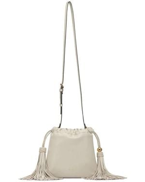 Etro Tassen ,Wit ,Leer Kalispera Small Crossbody Bag - Naturel