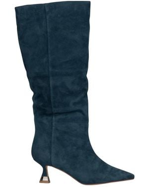 Alma En Pena. Heeled Boots - Blue