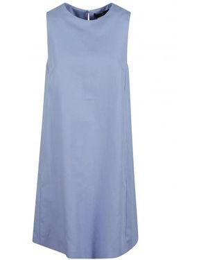 Weekend by Maxmara Klares Blaues Ausgestelltes Kleid