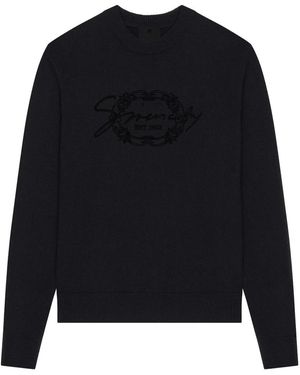 Givenchy Round-Neck Knitwear - Blauw