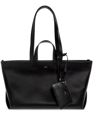 A.P.C. Le Drummer Shopper Bag - Zwart